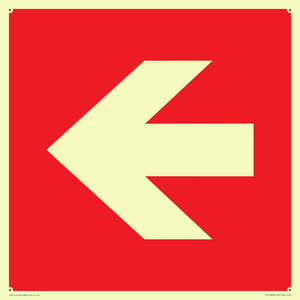Left arrow (white on red background)
